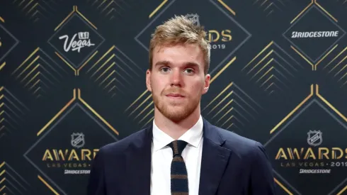 Connor McDavid of the Edmonton Oilers arrives at the 2019 NHL Awards at the Mandalay Bay Events Center on June 19, 2019 in Las Vegas, Nevada.