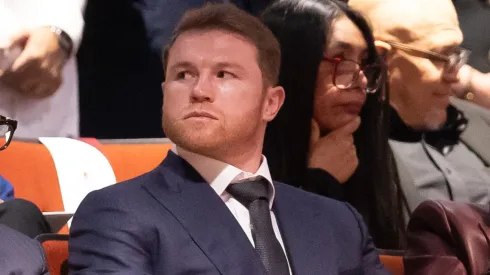 Saul Alvarez attends the presidential inauguration on October 1, 2024 in Mexico City, Mexico. Claudia Sheinbaum takes office as the first female president of Mexico following an overwhelming victory in the presidential election.