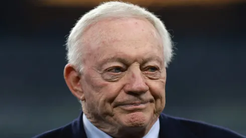 Dallas Cowboys owner Jerry Jones looks on prior to a game against the Houston Texans at AT&T Stadium on December 11, 2022 in Arlington, Texas.