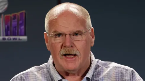 Andy Reid head coach of the Kansas City Chiefs