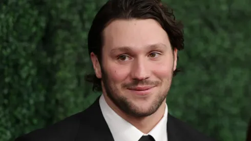 Josh Allen and Hailee Steinfeld attend the 14th Annual NFL Honors at Saenger Theatre on February 06, 2025 in New Orleans, Louisiana.