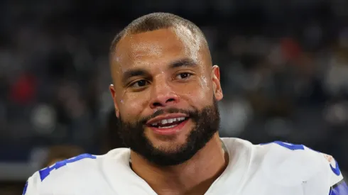 Dak Prescott quarterback of the Dallas Cowboys