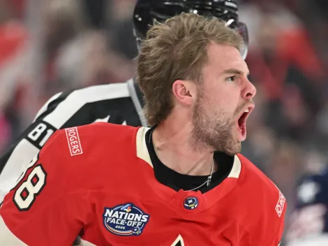 Team Canada’s Brandon Hagel takes dig at Matthew Tkachuk after fight during loss vs USA