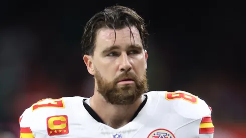 Travis Kelce tight end of the Kansas City Chiefs