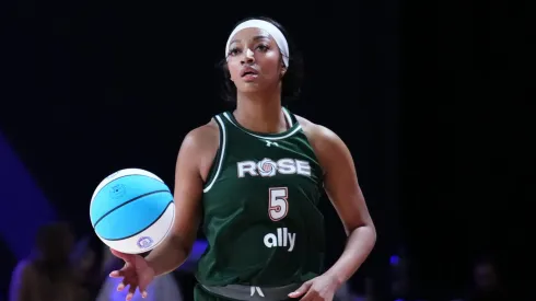 Angel Reese playing for Rose BC in Unrivaled