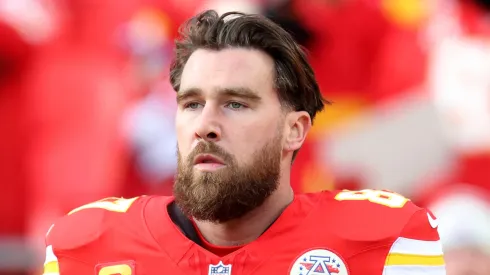 Travis Kelce tight end of the Kansas City Chiefs