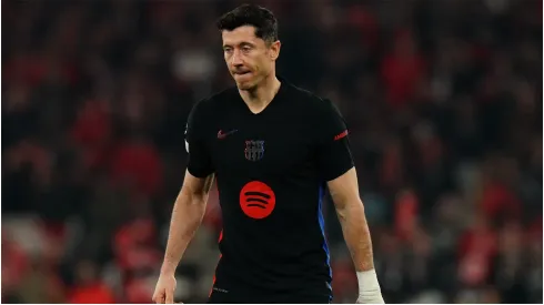 Robert Lewandowski of FC Barcelona