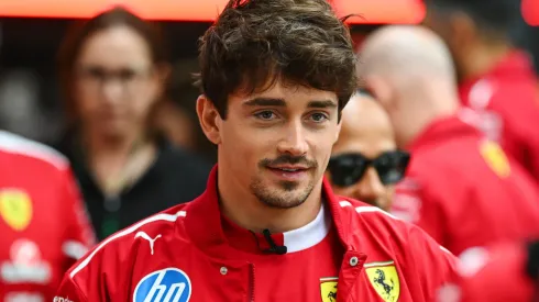 Charles Leclerc of Monaco and Scuderia Ferrari looks on during previews ahead of the F1 Grand Prix of Australia at Albert Park Grand Prix Circuit on March 13, 2025.