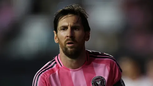 Lionel Messi of Inter Miami looks on during a MLS match