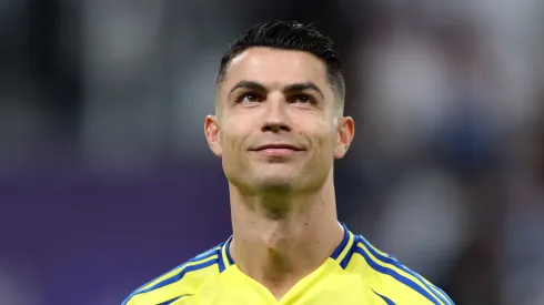 Cristiano Ronaldo looks on during a match with Al Nassr