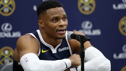 Russell Westbrook weighed in on facing James Harden and Kawhi Leonard.