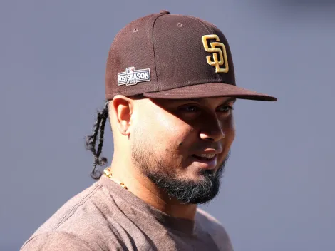 Video: Luis Arraez appears hurt in collision with Astros player