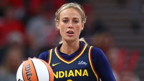 Sophie Cunningham of the Indiana Fever