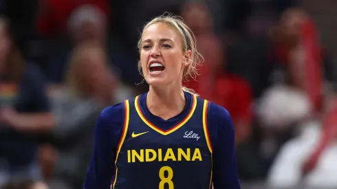 Sophie Cunningham of the Indiana Fever