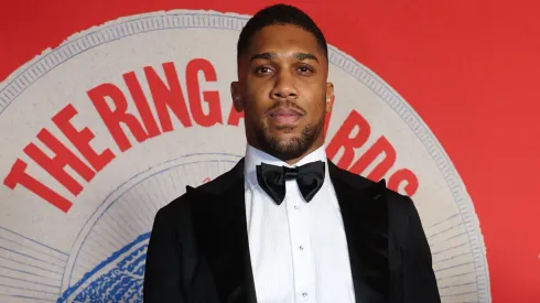 Anthony Joshua arrives prior to the RING Magazine Awards at Old Royal Naval College on January 11, 2025 in London, England.