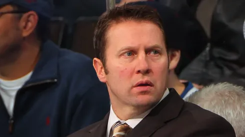 Head coach Joe Sacco of the Colorado Avalanche leads his team against the Winnipeg Jets at the Pepsi Center on December 27, 2011 in Denver, Colorado. The Jets defeated the Avalanche 4-1.