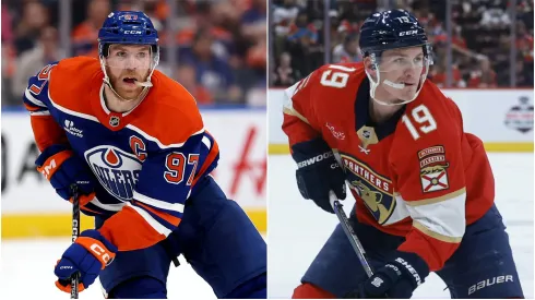 Connor McDavid (left) and Matthew Tkachuk (right)