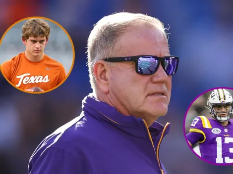 LSU HC Brian Kelly throws shade at Texas’ Arch Manning with bold claim about QB Garrett Nussmeier