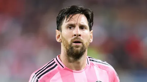 Lionel Messi of Inter Miami reacts during the FIFA Club World Cup 2025 group A match vs Al Ahly FC