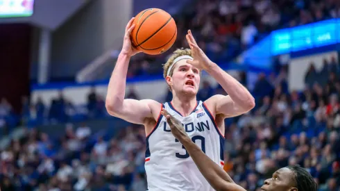 LIAM MCNEELEY F 30 OF THE UCONN HUSKIES during NCAA, College League, USA Basketball game between New Hampshire Wildcats at UConn Huskies