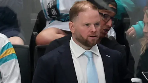 Ryan Warsofsky, the coach of the Sharks