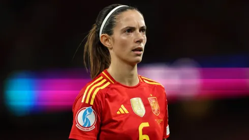 Aitana Bonmati of Spain looks on during the UEFA Women's EURO 2025 Quarter-Final match between Spain v Switzerland at Stadion Wankdorf on July 18, 2025.