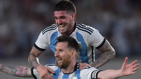 Lionel Messi and Rodrigo De Paul have been teammates in Argentina since 2019.