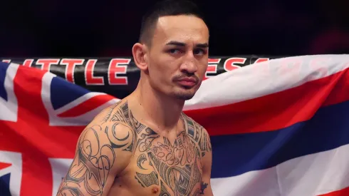Max Holloway prior to his fight with Jose Aldo of Brazil during UFC 218 at Little Caesars Arena on December 2, 2018 in Detroit, Michigan.