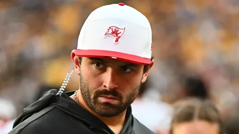 Baker Mayfield quarterback of the Tampa Bay Buccaneers