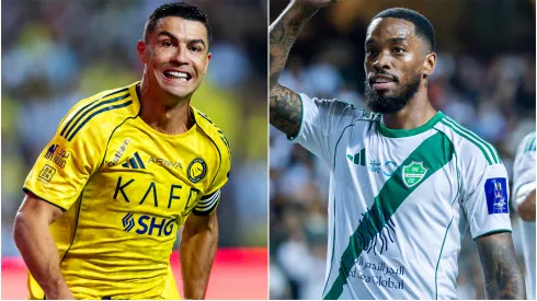 Cristiano Ronaldo of Al-Nassr and Ivan Toney of Al Ahli.