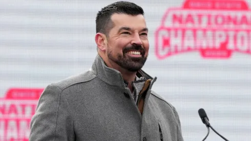 Head coach Ryan Day of the Ohio State Buckeyes.