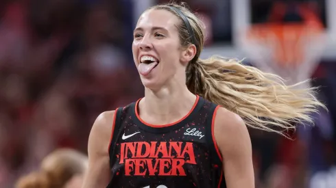 Lexie Hull #10 of the Indiana Fever.