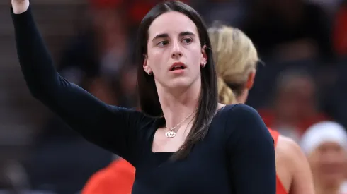 Caitlin Clark #22 of the Indiana Fever.