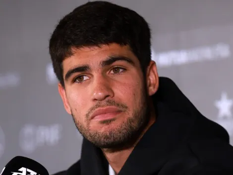 Why is Carlos Alcaraz not playing in the Davis Cup for Spain vs Denmark?