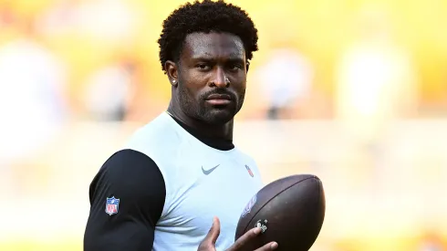 DK Metcalf #4 of the Pittsburgh Steelers