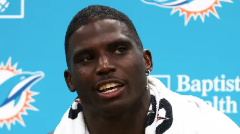 Tyreek Hill wide receiver of the Dolphins