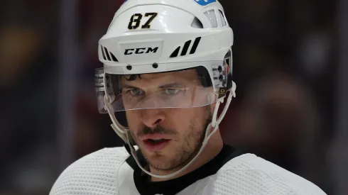 Sidney Crosby at Capital One Arena on January 26, 2023 in Washington, DC.