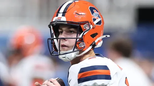 Steve Angeli #9 of the Syracuse Orange.