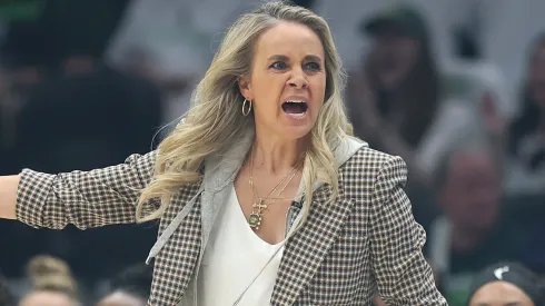 Head coach Becky Hammon of the Las Vegas Aces.