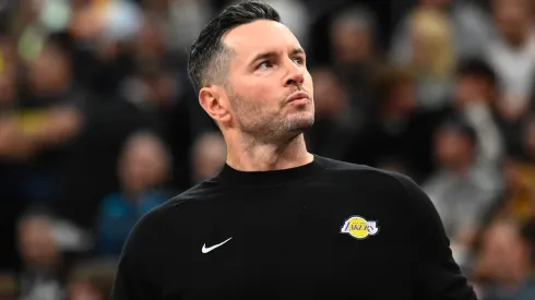 Head coach JJ Redick of the Los Angeles Lakers.
