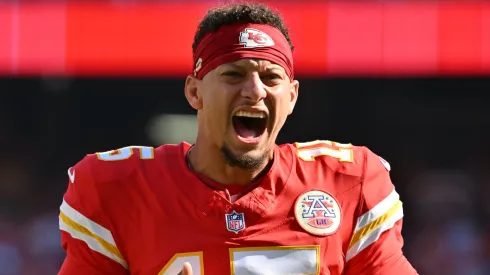 Patrick Mahomes #15 of the Kansas City Chiefs.