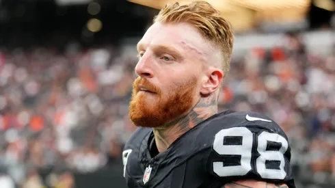 Maxx Crosby #98 of the Las Vegas Raiders.