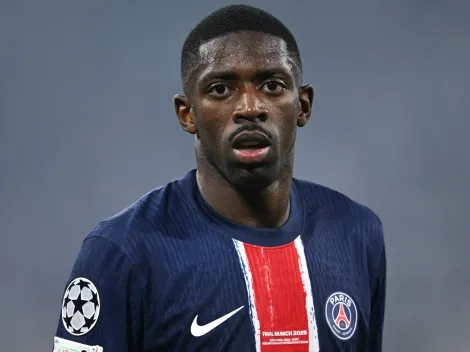 Why is Ousmane Dembele not playing today for PSG vs Barcelona?