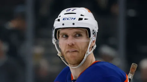 Connor McDavid during 2025 Stanley Cup Playoffs.