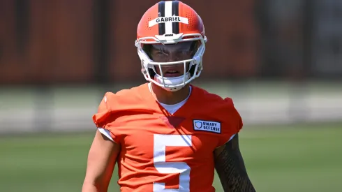 Dillon Gabriel #5 of the Cleveland Browns.