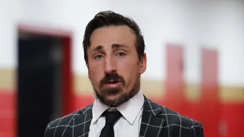 Brad Marchand of the Florida Panthers entering the arena