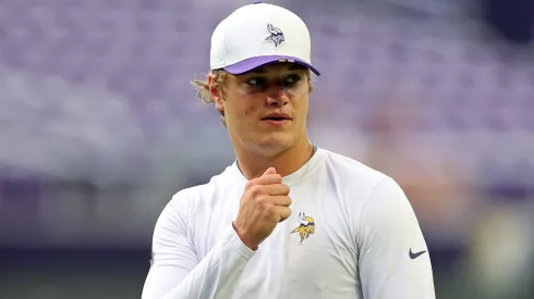 J.J. McCarthy #9 of the Minnesota Vikings