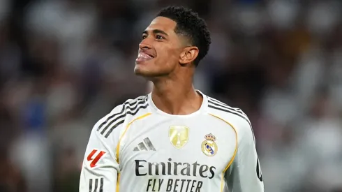 Jude Bellingham at Estadio Santiago Bernabeu on October 26, 2025 in Madrid, Spain.