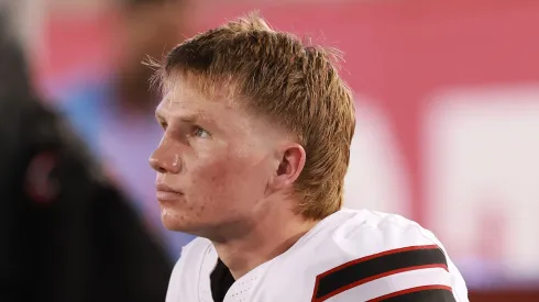 Will Hammond looks on during the 2Q vs the Cougars on October 04, 2025, Texas.