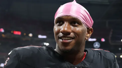 Michael Penix Jr. #9 of the Atlanta Falcons.